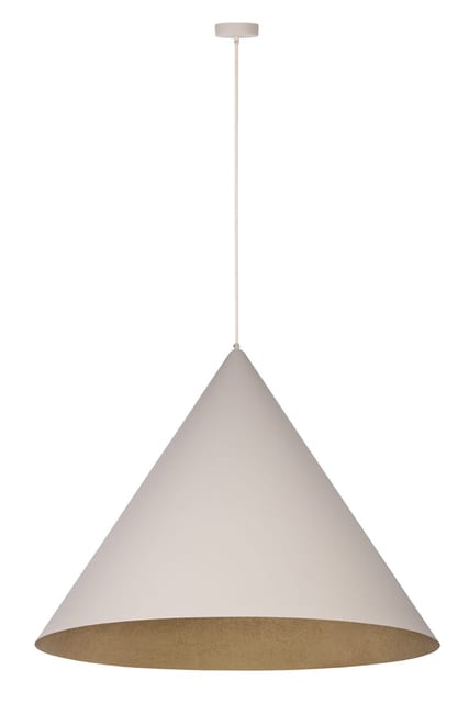 Sigma Pendant lamp VESUVIO L beige/gold 1xE27 41069