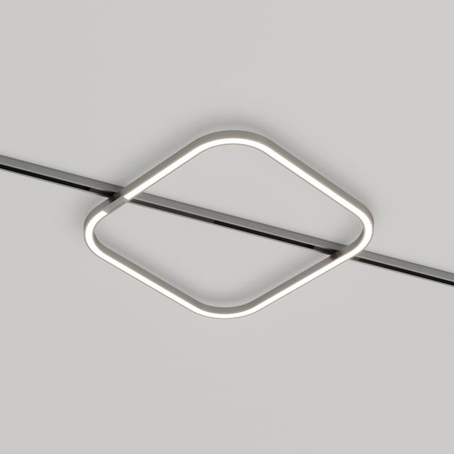 Artemide Turn Around - Square Module - Horizontal Diffuse - 3000K - Titanium — TB81922