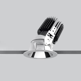Artemide Everything 80 - Round - Trim - Adj - 24° 3000K - White trim / White deflector — M251025