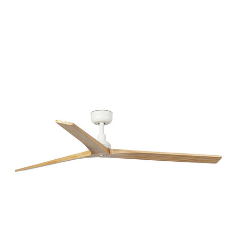 Faro Barcelona KLIM L Ceiling fan white/pine — manufacturer representative image