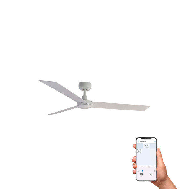 Faro Barcelona CRUISER L White fan TUYA — 34290WT