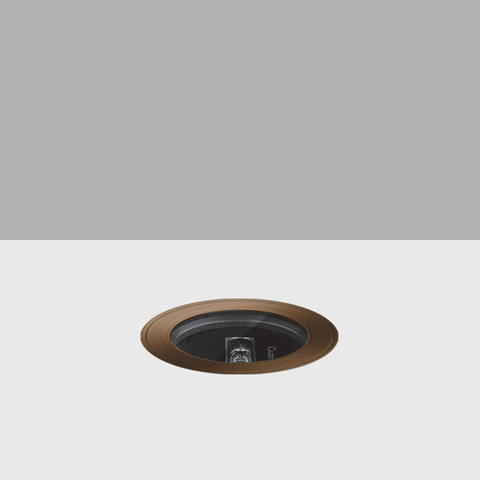 iGuzzini Light Up Orbit - body in stainless steel flush mounted — ES48 — manufacturer representative image