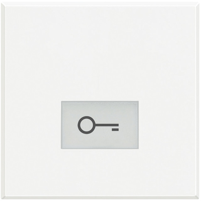 BTicino Screen-printed key 'key' with Light - 2 modules — HD4921M2LF
