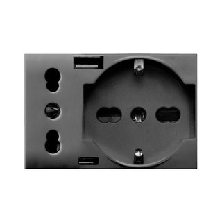 AVE SCHUKO SOCKET +ITA+USB A/C TEKLA 3M — 44509015USB