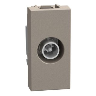 BTicino Direct coaxial socket - 1 module - stone — YG4202D